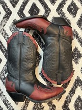 Cowboy Boots Men Red /Black