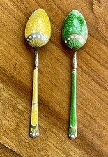 Sterling Gilt Silver Enamel