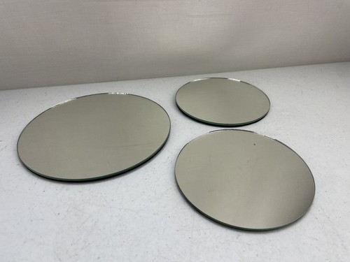 Mirrored glass round wall - mirrored,