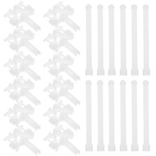  12 Sets Vertical Blind Replacement Kit Repair Headrail Track Carrier