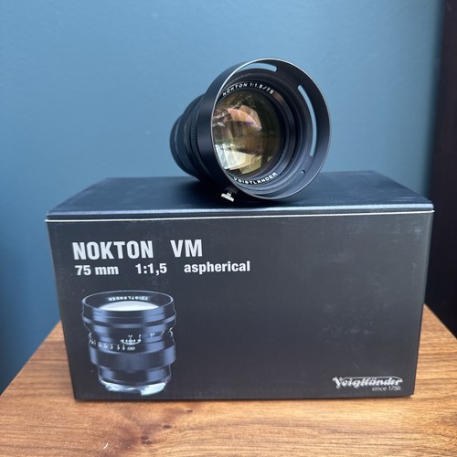 Voigtlander 75mm vm - f1.5, asph