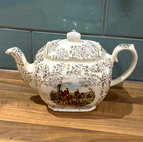 Sadler ceramic teapot with - sadler,