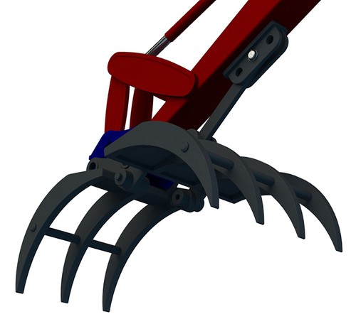 Manual mechanical grapple - mechanical, /