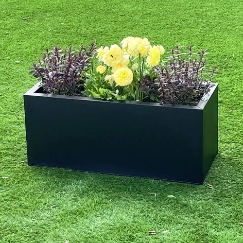 Zinc trough garden - trough,