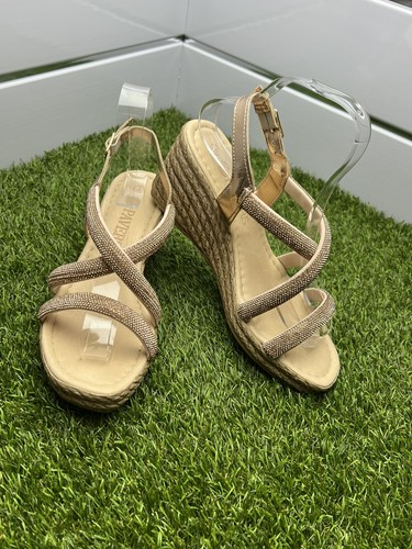 Ladies pavers open toe gold - ladies,