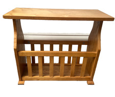 WOODEN MAGAZINE RACK. WOULD DO