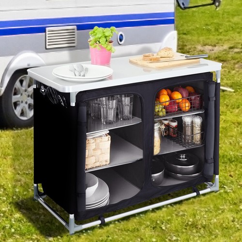Folding outdoor shelf bbq - folding,