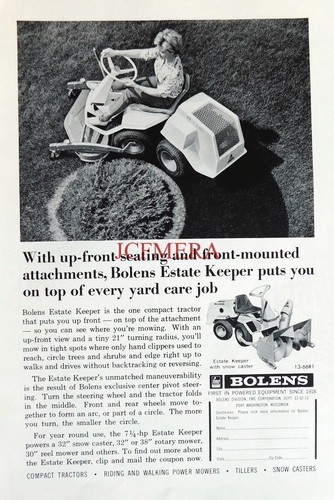 Bolens estate keeper lawn - keeper, &