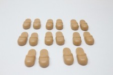 playmobil brown wooden shoes 8 pair slipper shoe use 3447 3448 3441 3666 3372