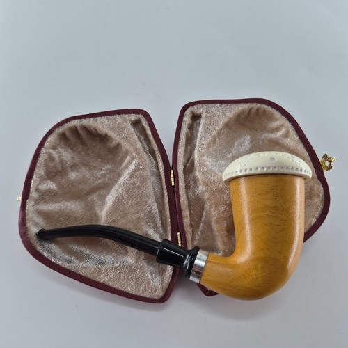 Calabash mahogany pipe - calabash,