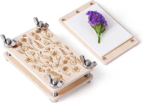 Effortless wooden flower press - effortless,
