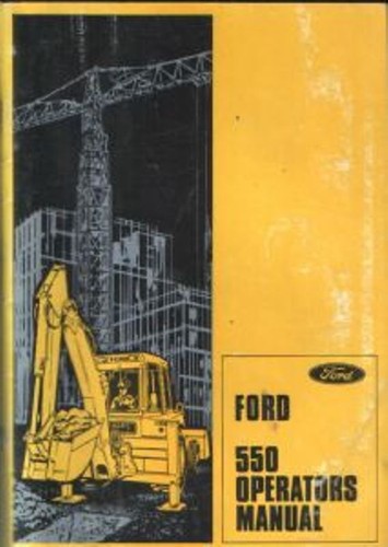Ford digger backhoe loader 550 - digger,