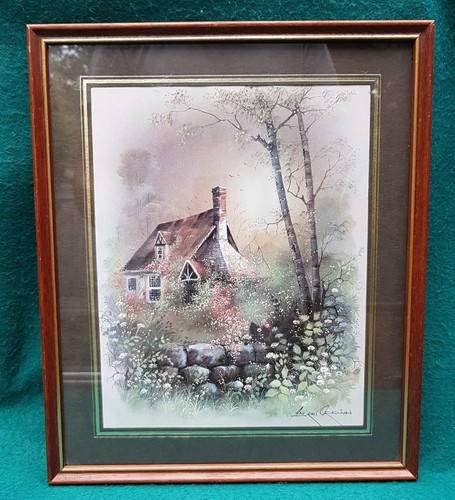 Framed vintage cottage - framed,