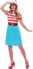 Ladies Licensed Where's Wally? Wenda Costume