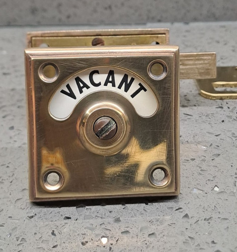 Vintage brass vacant - vintage,
