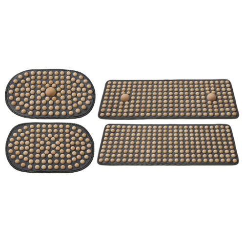 Wooden foot acupressure mat - foot,