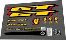 1998 GT Pantera Yellow Decal