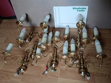 Vintage Franklite Brass Wall