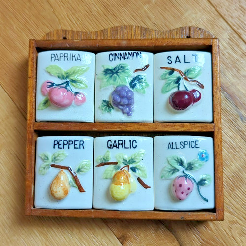 1950 spice rack assorted - spice,