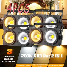 4PCS 200W COB Par Light DMX
