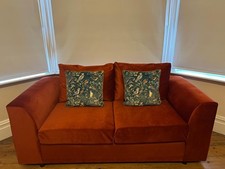 New Burnt Orange Velvet Style