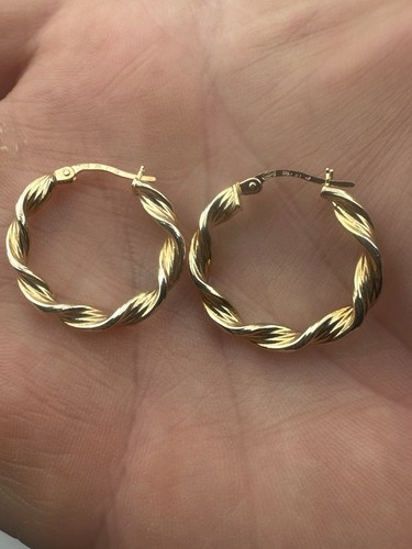 9ct 375 yellow - 9ct, twisted