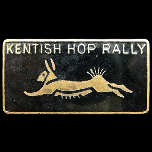 Kentish hop rally pin badge - pin, (r