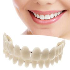 Smile Snap On False Teeth Upper & Lower Dental Veneers Dentures Tooth Cover Kit