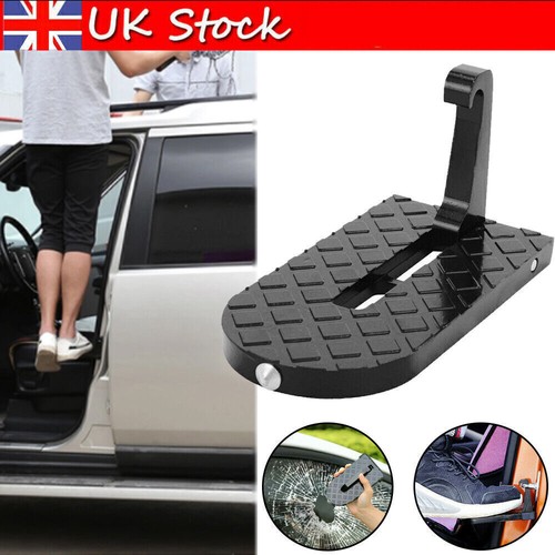 Folding car door latch hook - door,
