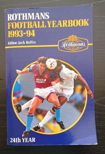 Rothmans football yearbook - rothmans,