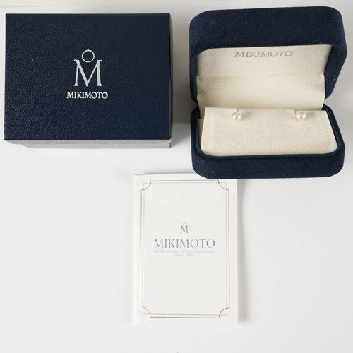Mikimoto 18k yellow gold - mikimoto, 5mm