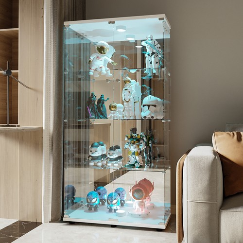 Tall cabinet display with - display,