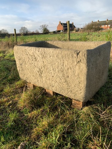 Cast stone planter - cast,