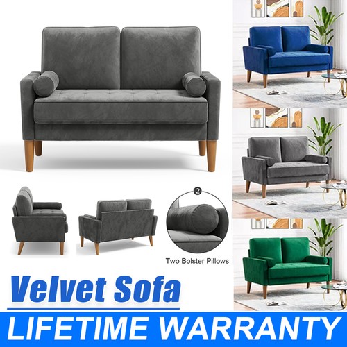 Seater velvet sofa with 2 - with,