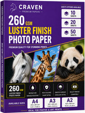 260gsm Luster Photo Paper A4