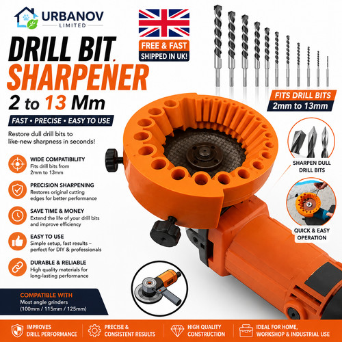 Drill bit sharpener 13 - 2, to