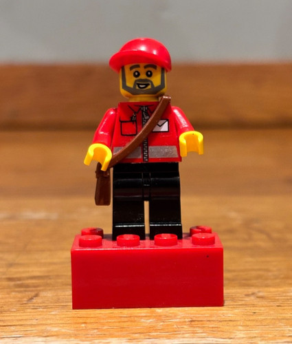 Lego postman minifigure with - lego,