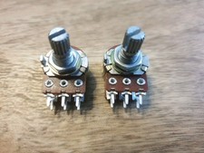 2 x Alpha A10K Ohm Audio Dual Gang Potentiometer PCB-Mount 16mm (EN-502)