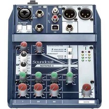 Like N E W Soundcraft Notepad-5 Small-Format Analog Mixing Console with USB I/O