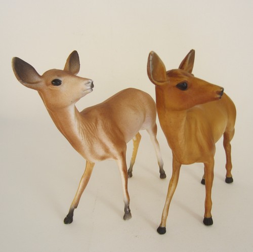 Vintage hard plastic deer - vintage,