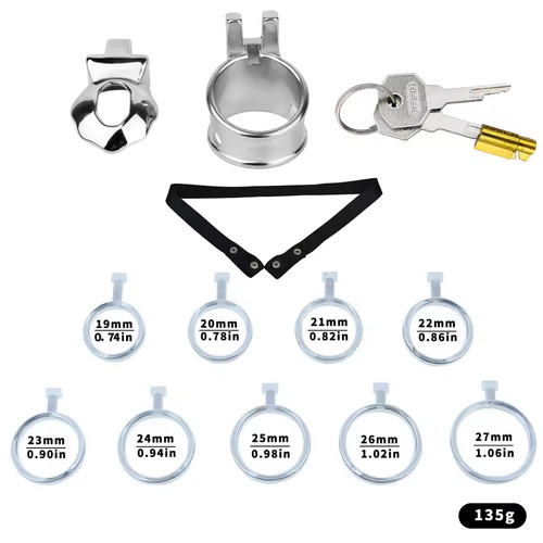 Set male chastity cage - male,