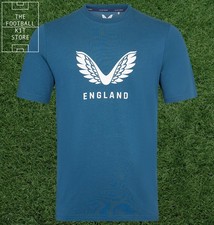 England Cricket  T-Shirt Mens - Castore ECB Training Tee - Black Friday Sale