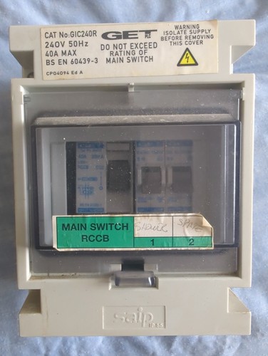 Get garage consumer unit - garage,
