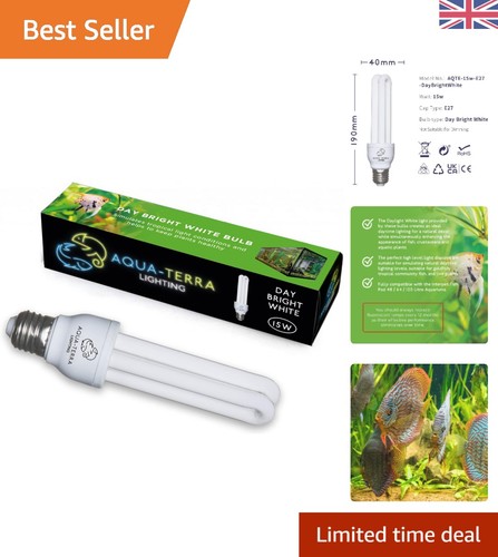 15w e27 daylight white cfl - white,