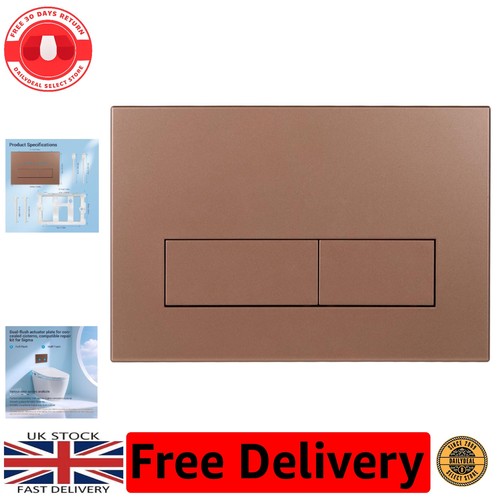 Elegant dual flush plate for - flush,
