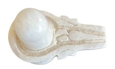 3'' White Marble Shiva Lingam
