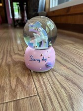 SETHRUKI MUSICAL LED LIGHTED UNICORN STARRY SKY SNOWGLOBE WORKS GREAT IN BOX