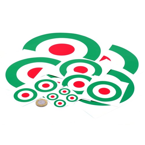 Italian mod roundel stickers - mod,