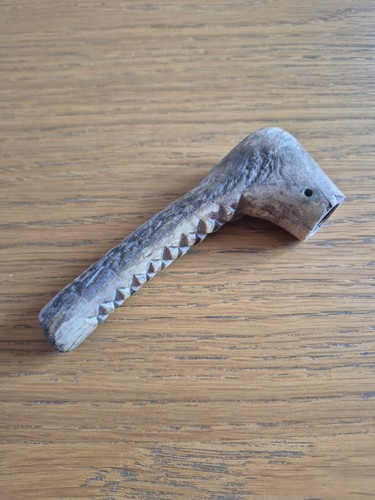 Antique bone walking stick - antique,