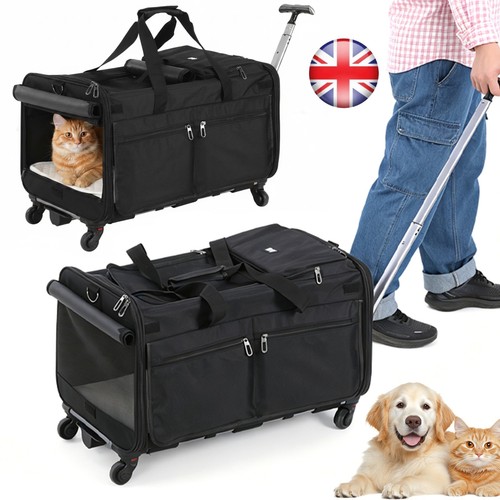 Pet carrier with - with, wheels